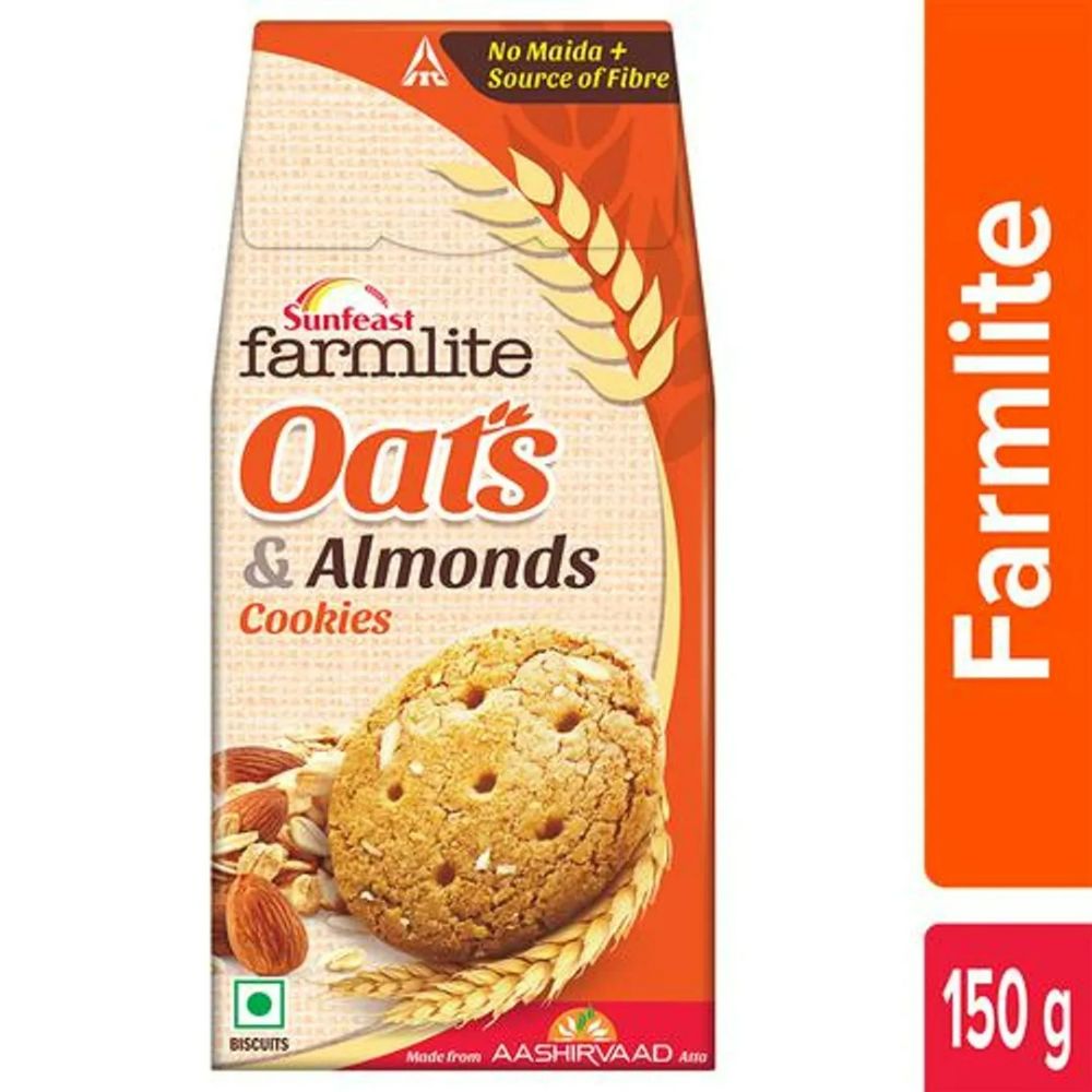 Sunfeast Farmlite Oats and Almonds - Swadesiicart