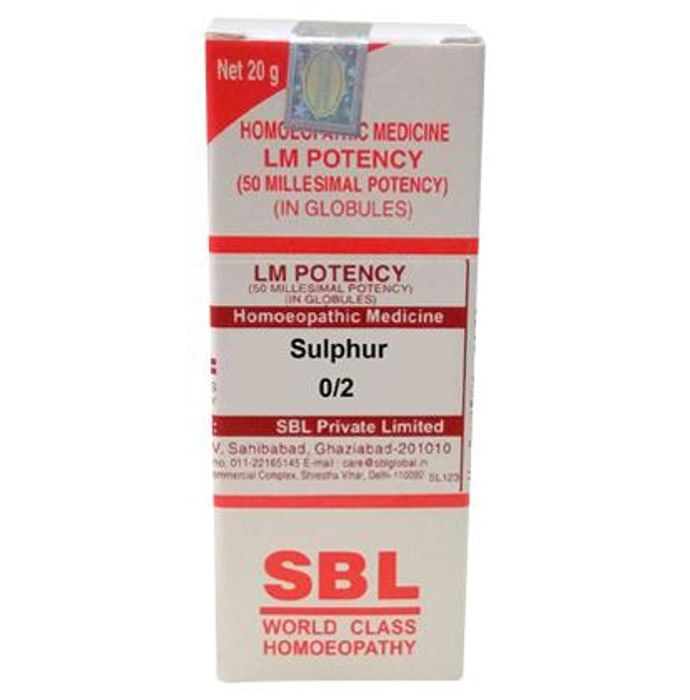 SBL Homeopathy Sulphur LM Potency | Swadesiicart