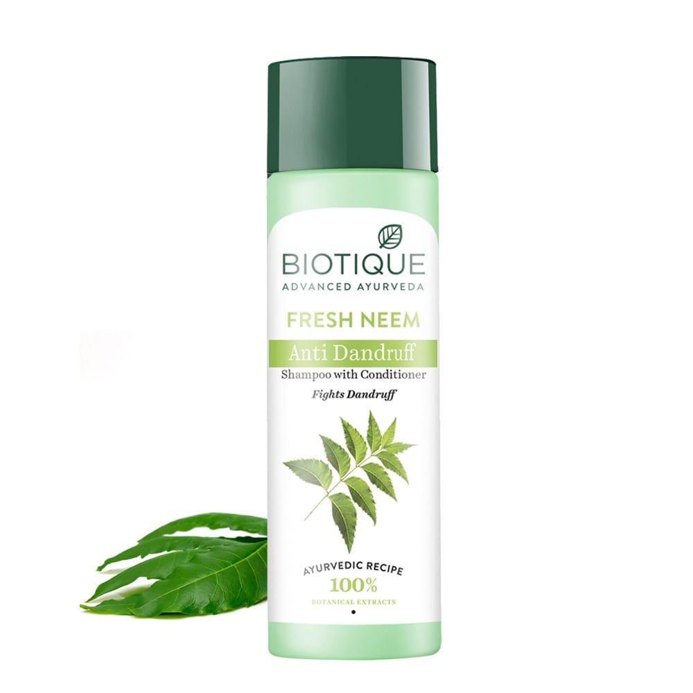 Biotique Bio/Fresh Neem Anti Dandruff Shampoo & Conditioner - Swadesiicart