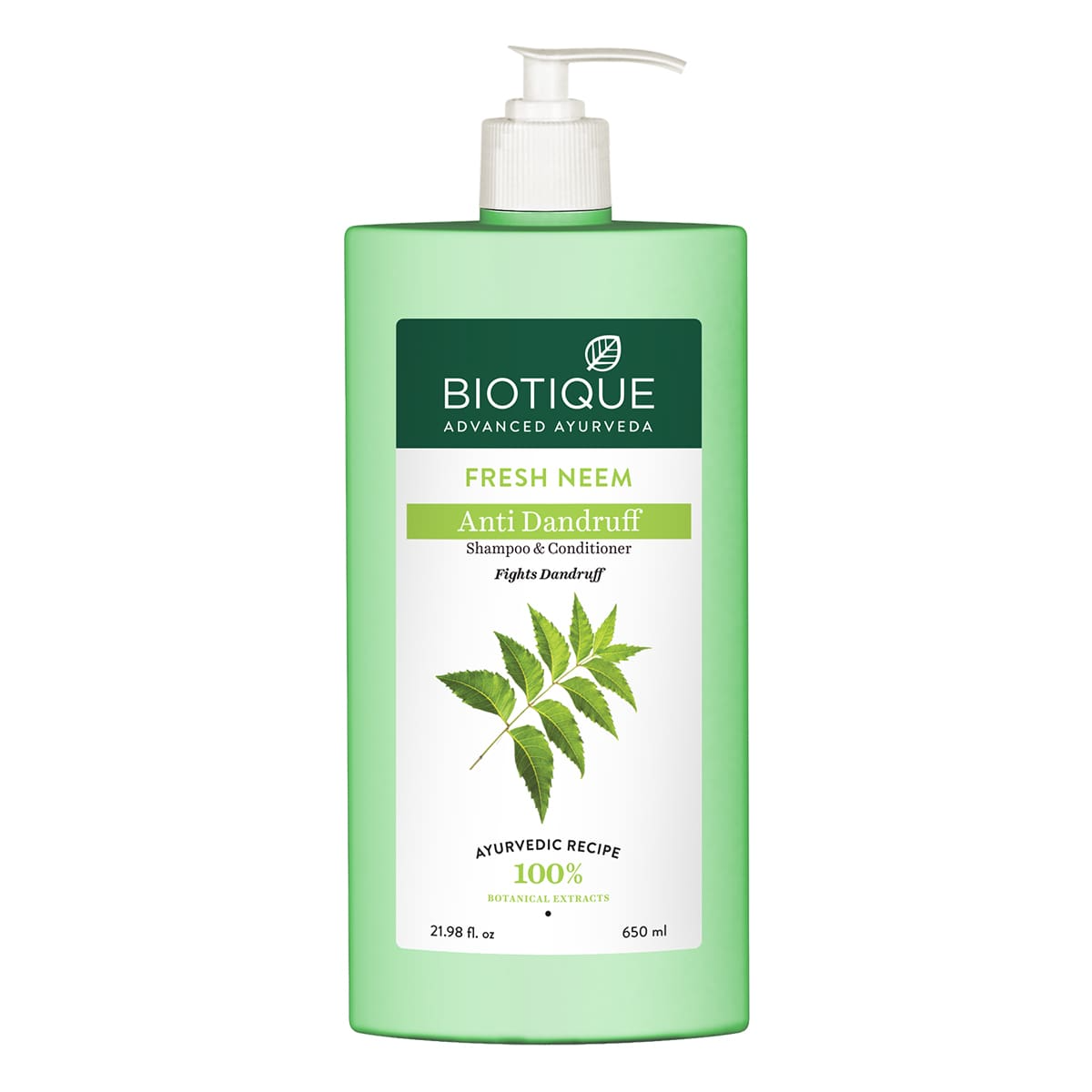 Biotique Bio/Fresh Neem Anti Dandruff Shampoo & Conditioner - Swadesiicart