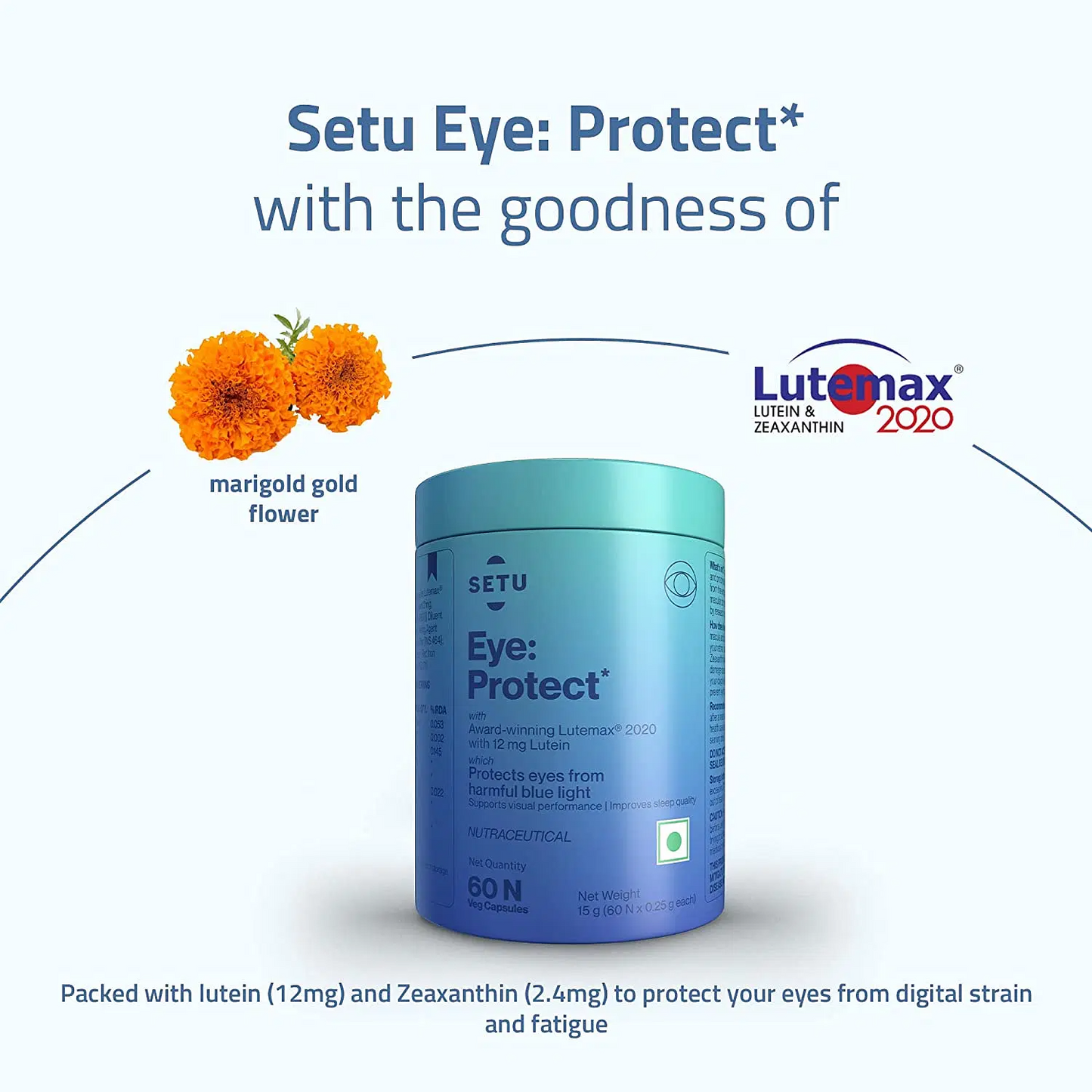 Setu Lutein & Zeaxanthin Tablets - Swadesiicart