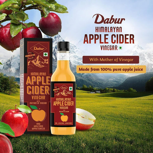 Dabur Himalayan Organic Apple Cider Vinegar with Mother Of Vinegar - Swadesiicart