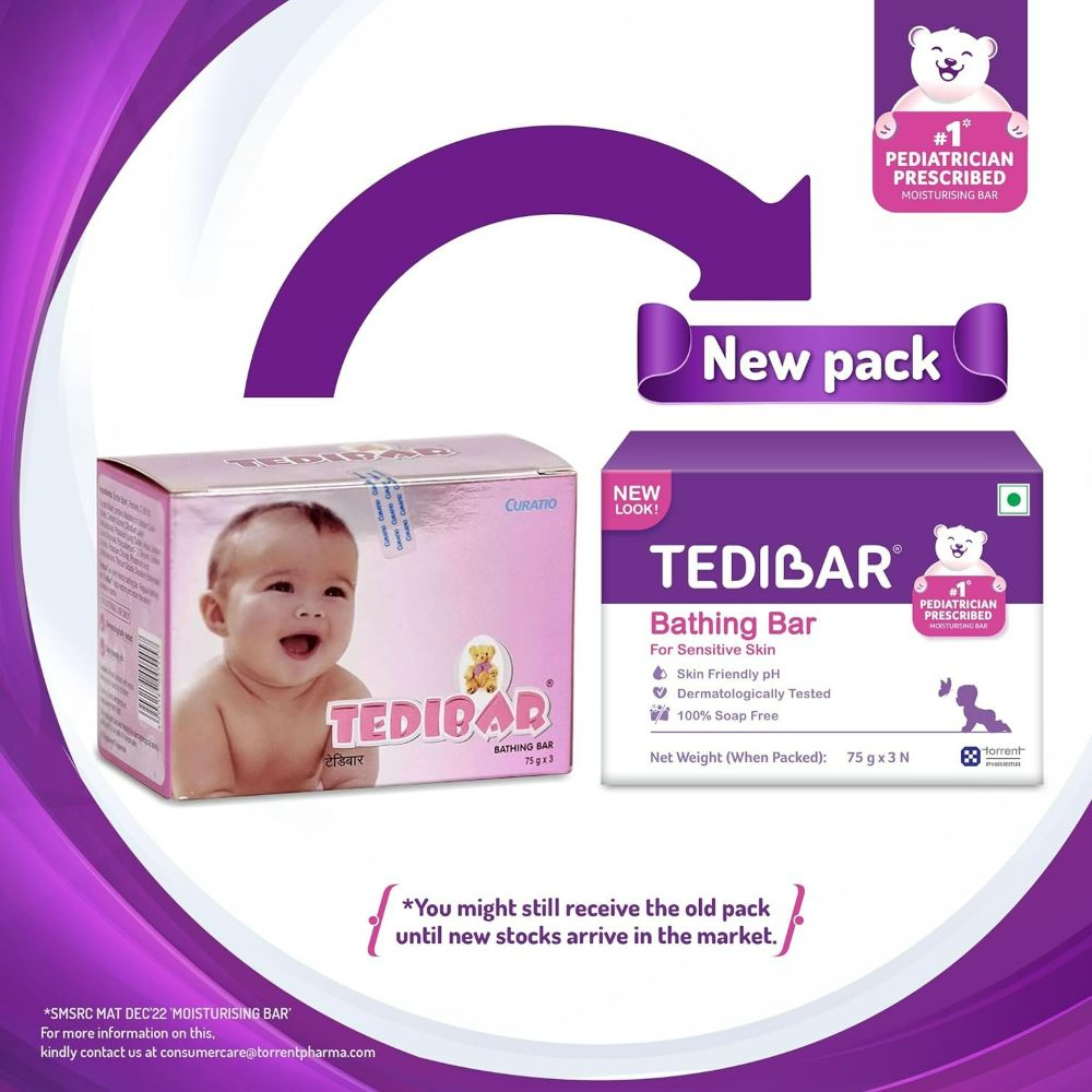 Tedibar Baby Soap For Sensitive Skin - Swadesiicart