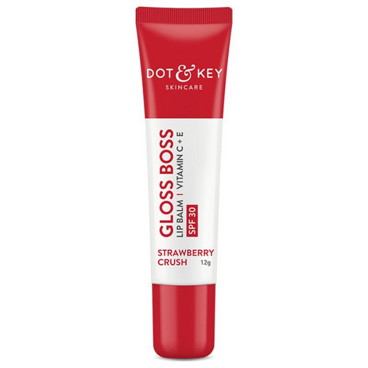 Dot & Key Gloss Boss Strawberry Red Lip Balm - Swadesiicart