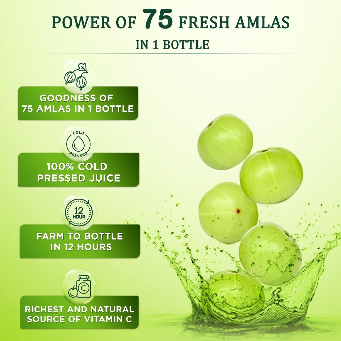 Vansaar Amla Juice - Swadesiicart