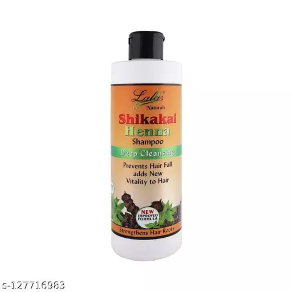 Lalas Naturals Shine Nourish Shampoo With Shikakai & Henna - Swadesiicart