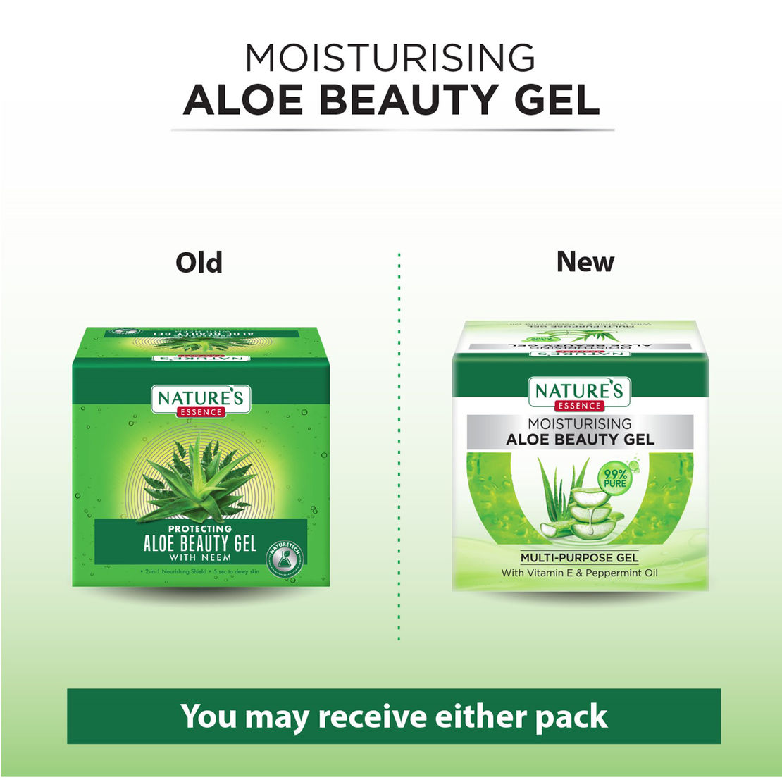 Nature's Essence Aloe Beauty Gel With Neem - Swadesiicart