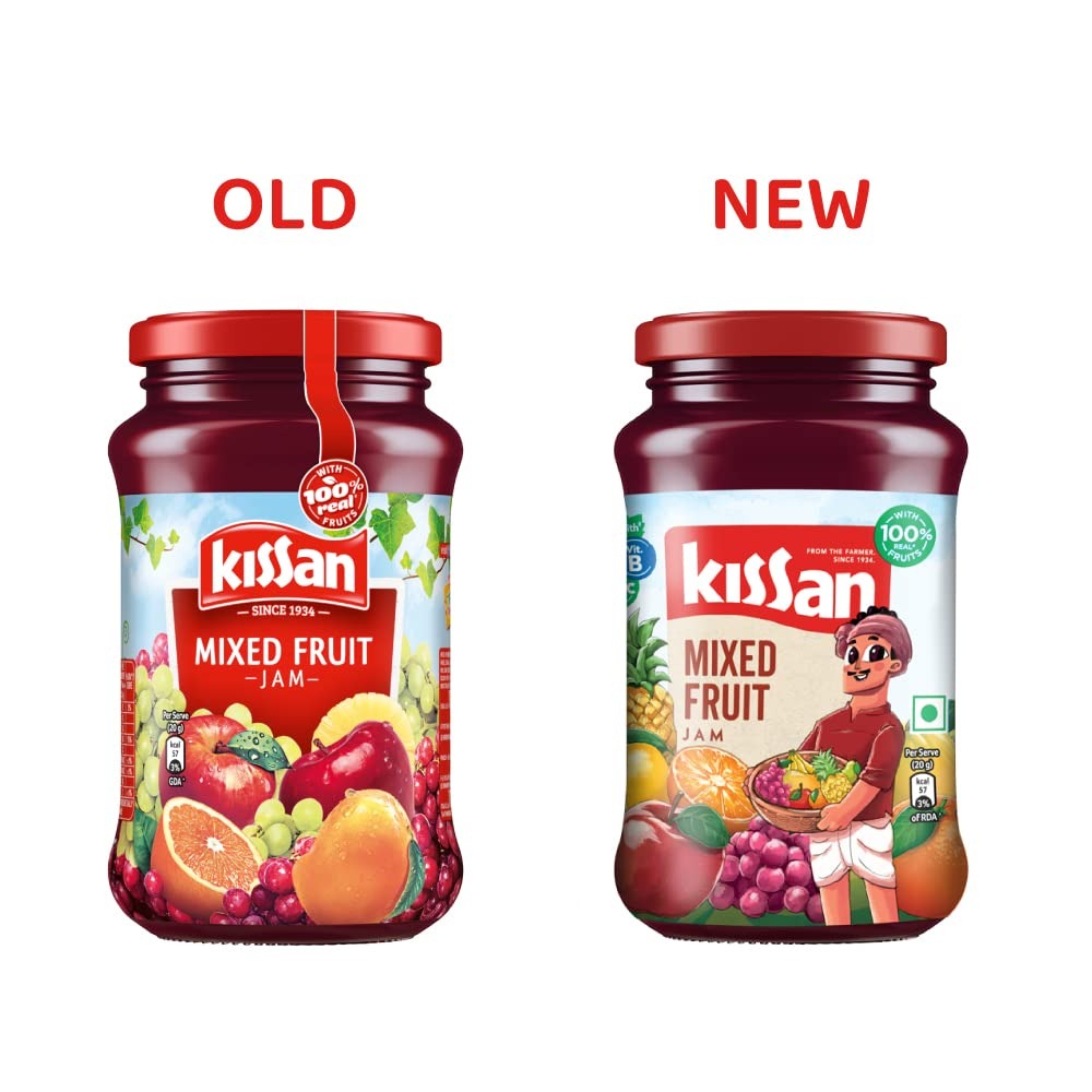 Kissan Mixed Fruit Jam With Fruit Ingredients - Swadesiicart