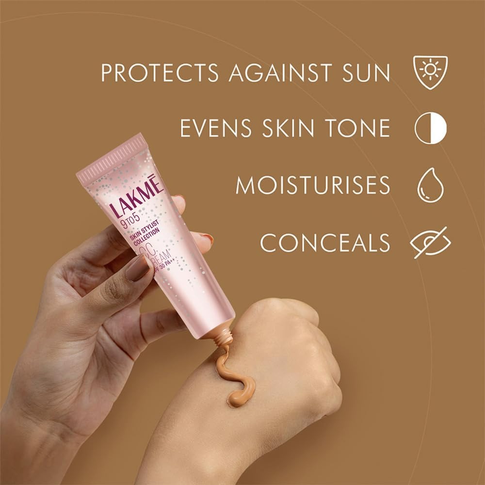Lakme 9To5 Complexion Care Cream - Beige - Swadesiicart