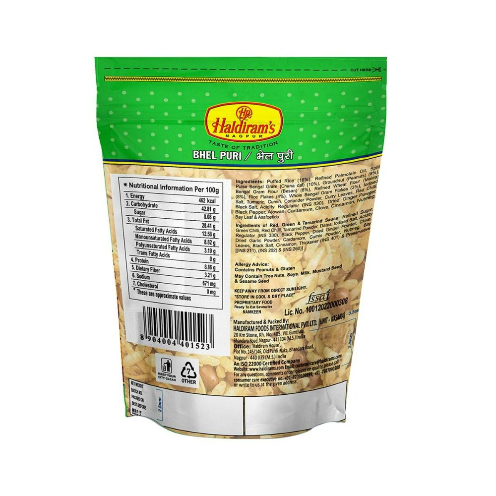Haldiram's Bhel Puri - Swadesiicart