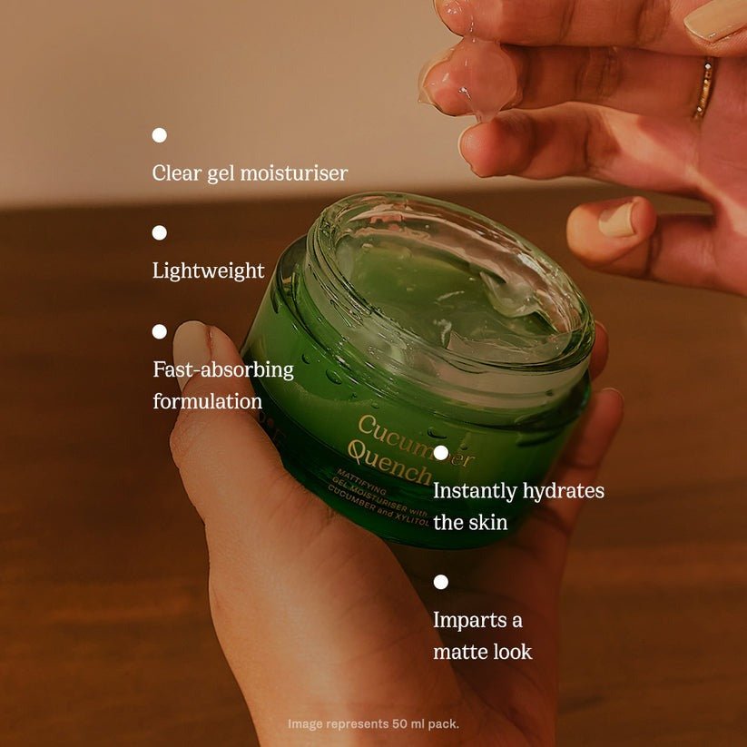 82°E By Deepika Padukone Cucumber Quench Moisturiser, Instant Hydration | Swadesiicart