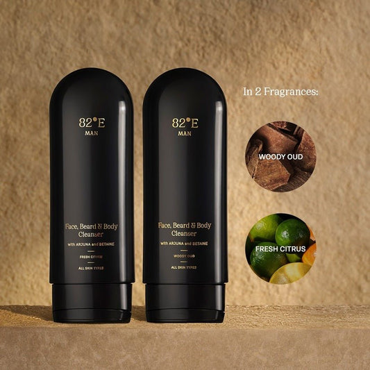 82°E By Deepika Padukone Face, Beard and Body Cleanser - Fresh Citrus | Swadesiicart