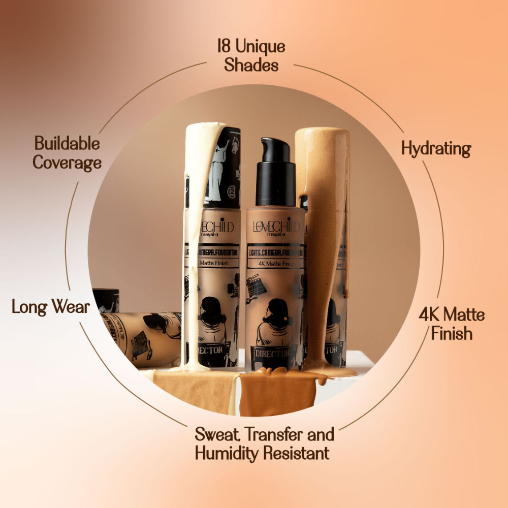 LoveChild By Masaba Gupta Lights. Camera. Foundation - Silent Sand | Swadesiicart