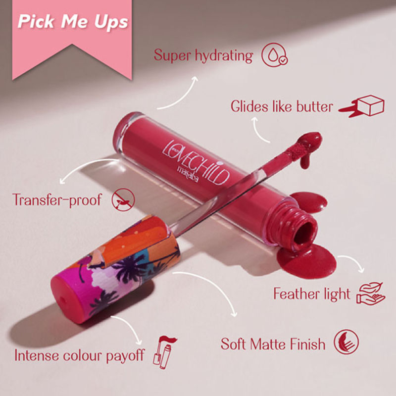 LoveChild By Masaba Gupta Mamma Mia Lush-Matte Lip Creme - Kokum Panna | Swadesiicart