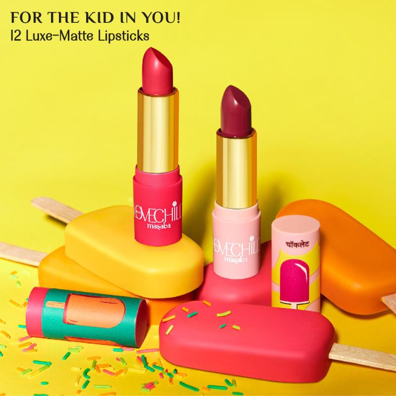 LoveChild By Masaba Gupta Luxe Matte Lipstick - 07 Hot-Pop | Swadesiicart