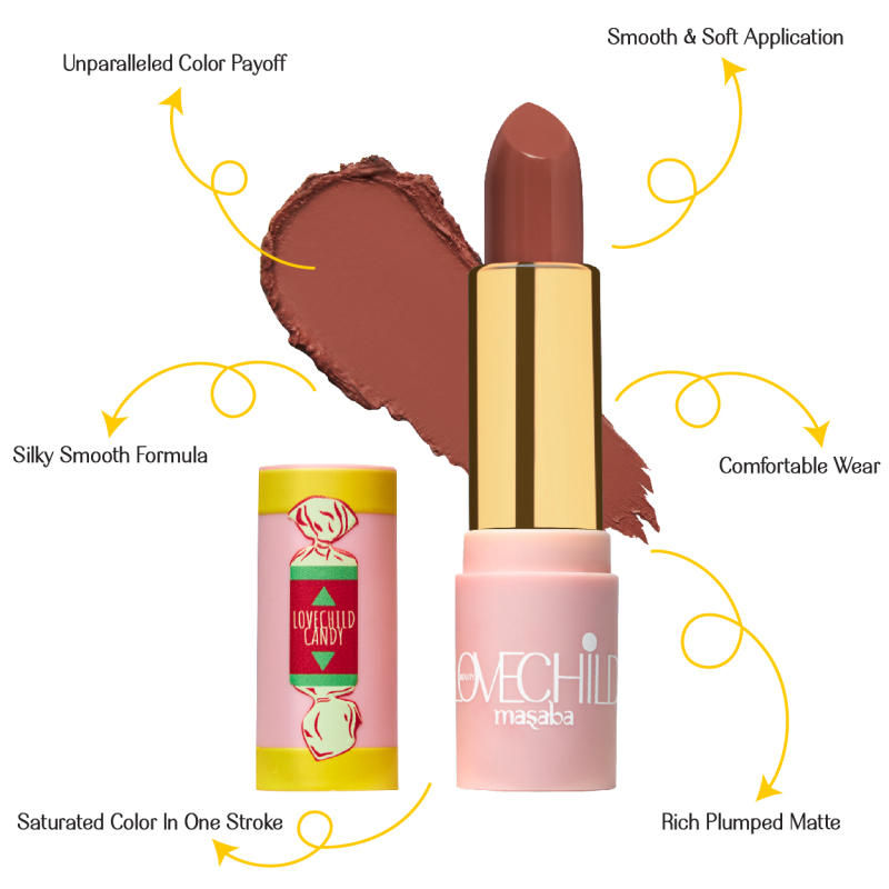 LoveChild By Masaba Gupta Luxe Matte Lipstick - 03 Sweet Supreme | Swadesiicart