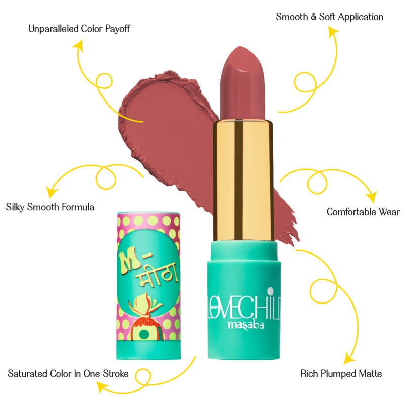 LoveChild By Masaba Gupta Luxe Matte Lipstick - 05 Meetha | Swadesiicart