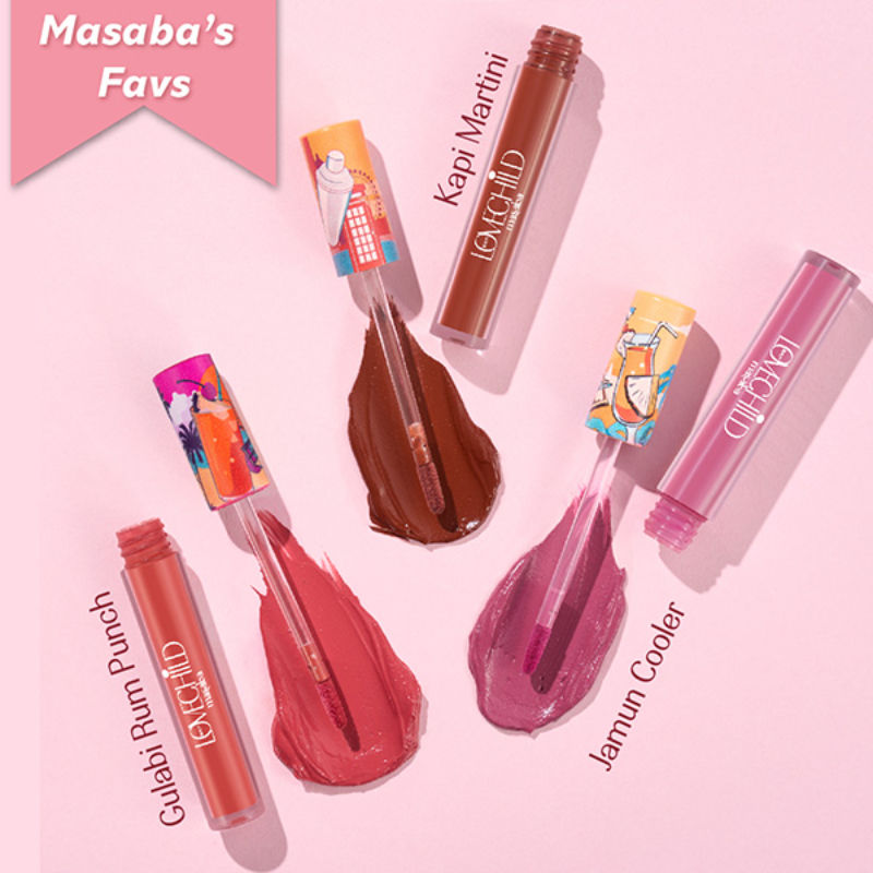 LoveChild By Masaba Gupta Mamma Mia Lush-Matte Lip Creme - Gulabi Rum Punch | Swadesiicart