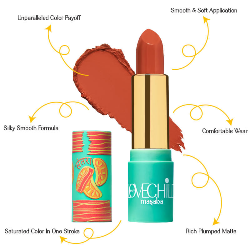 LoveChild By Masaba Gupta Luxe Matte Lipstick - 09 Sour-Casm | Swadesiicart