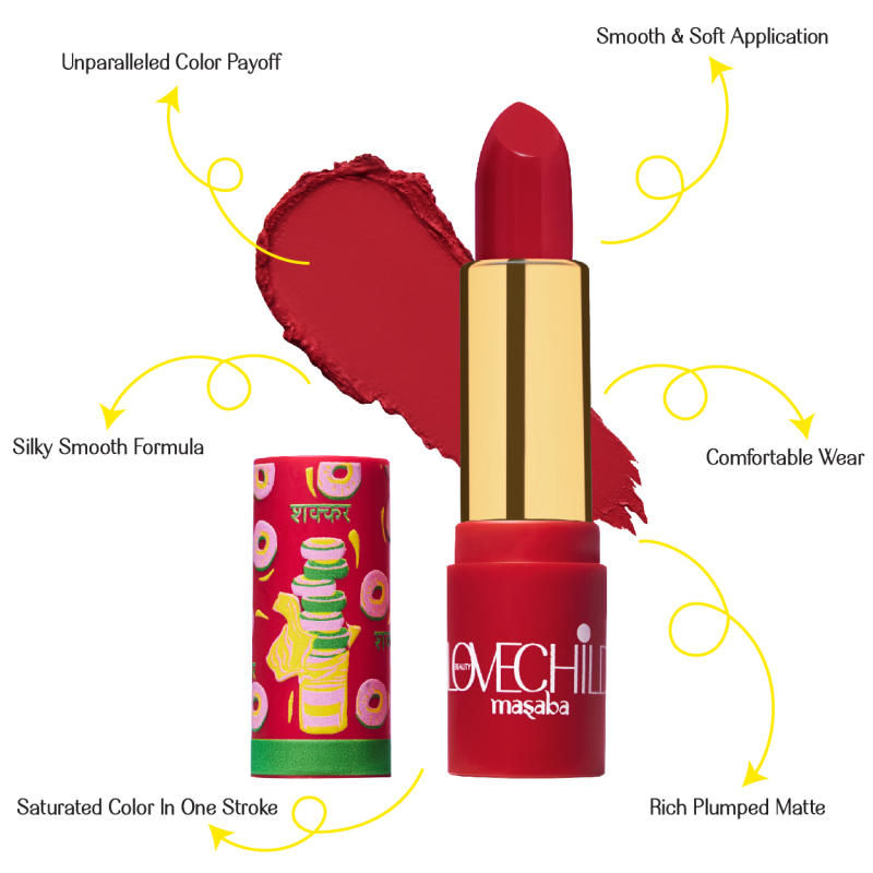 LoveChild By Masaba Gupta Luxe Matte Lipstick - 10 Twisted | Swadesiicart