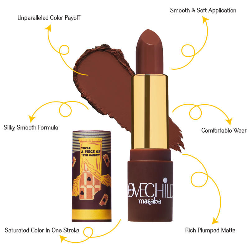 LoveChild By Masaba Gupta Luxe Matte Lipstick - 11 Bar-Fee | Swadesiicart