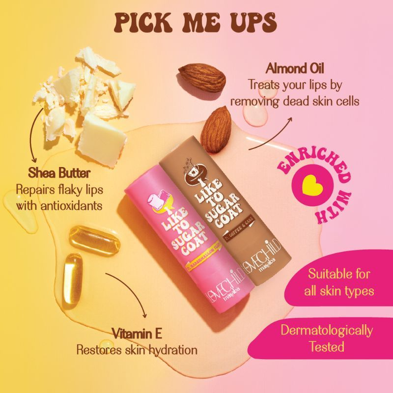 LoveChild By Masaba Gupta Lip Balm - I Like To Sugar Coat Coffee Cake - Swadesiicart