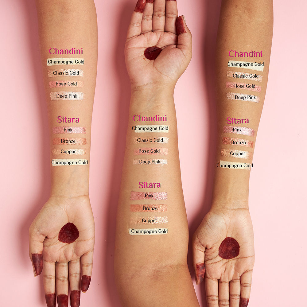 LoveChild By Masaba Gupta Highlighted Nakhre - Highlighter Palette - 02 Sitara | Swadesiicart