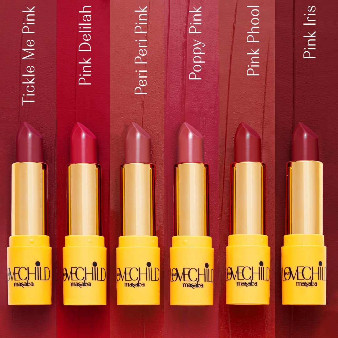 LoveChild By Masaba Gupta Rani Core Luxe Matte Lipstick - Pink Delilah | Swadesiicart