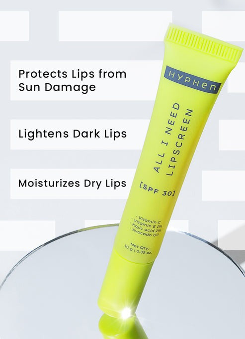Hyphen By Kriti Sanon All I Need Lipscreen SPF 30, Hydrating & Moisturizing Lip Balm for Men & Women | Swadesiicart