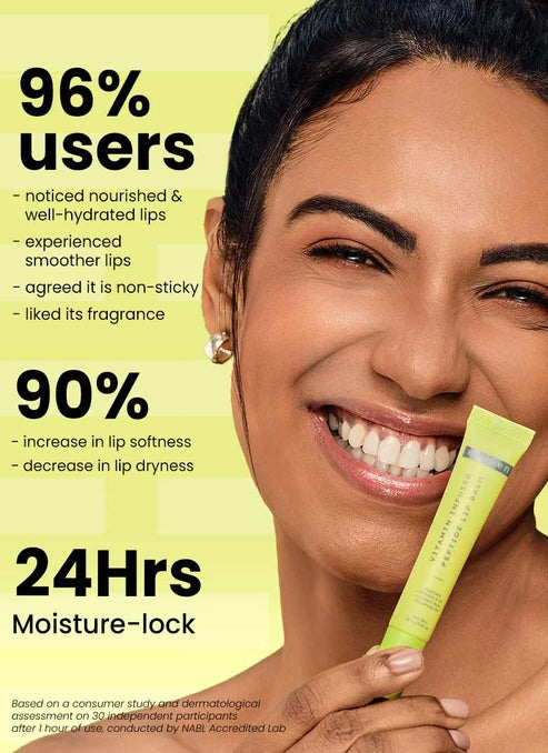 Hyphen By Kriti Sanon Vitamin Infused Peptide Lip Balm - Vanilla, for Dry & Chapped Lips, Hydrating & Moisturizing Balm - Swadesiicart