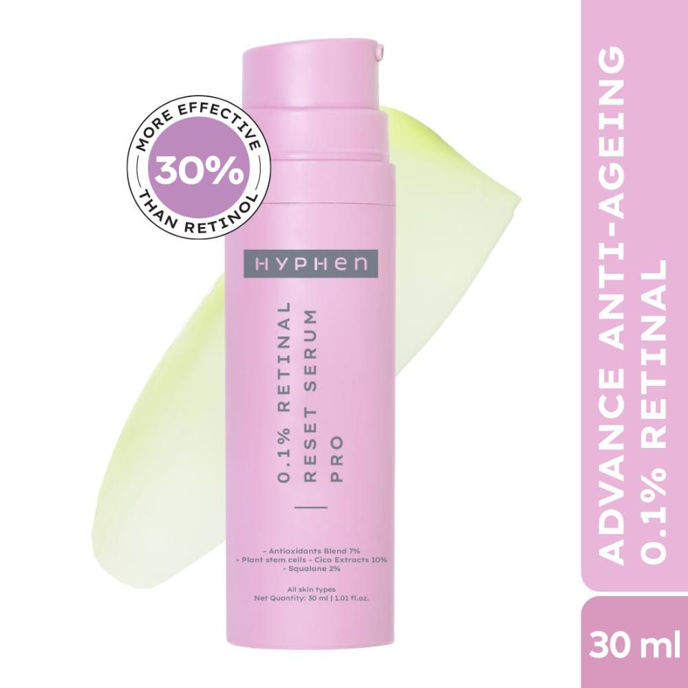 Hyphen By Kriti Sanon 0.1% Retinal Reset Serum Pro Anti Ageing Face Serum, Reduces Fine Lines & Wrinkles, Boosts Collagen | Swadesiicart