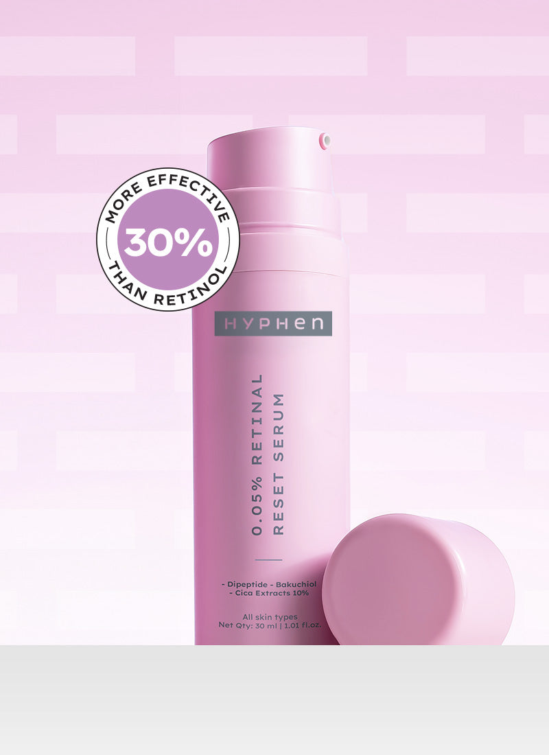 Hyphen By Kriti Sanon 0.05% Retinal Reset Serum, Boosts Collagen, Reduces Wrinkles | Swadesiicart