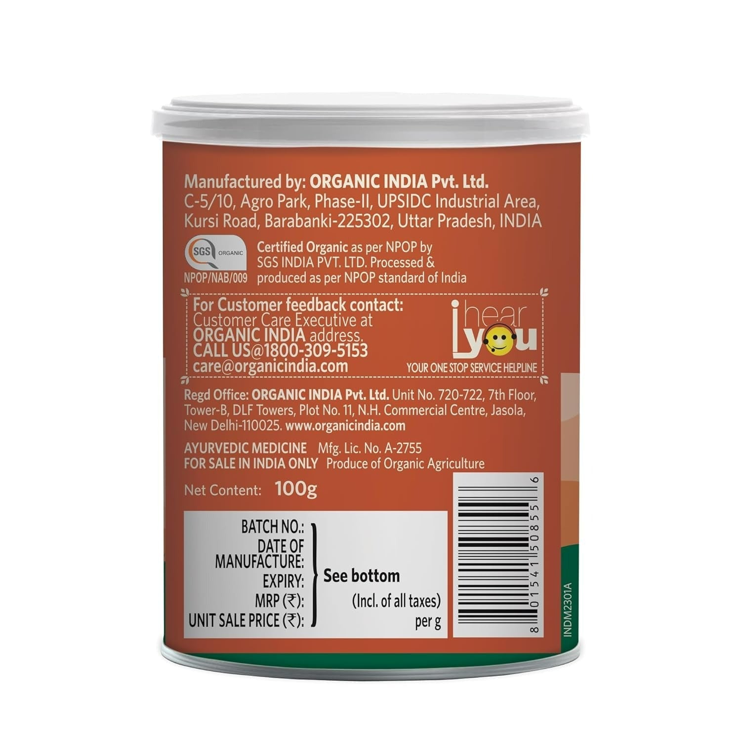Organic India Triphala Powder - Swadesiicart