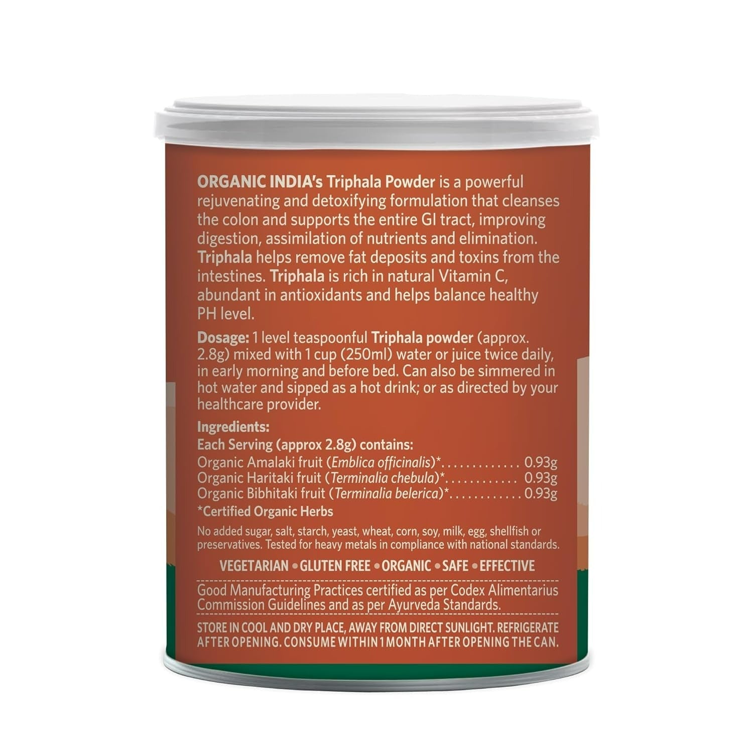 Organic India Triphala Powder - Swadesiicart