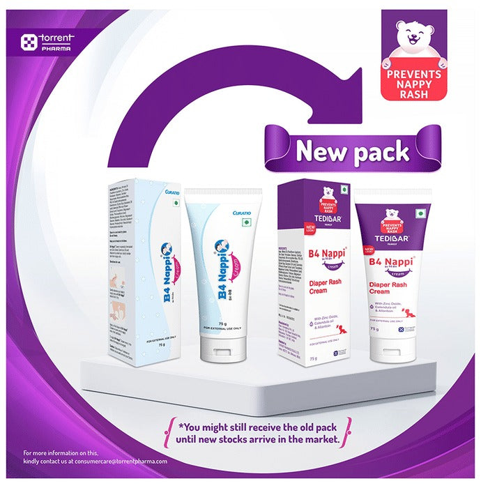 Tedibar B4 Nappi Cream For Babies - Swadesiicart