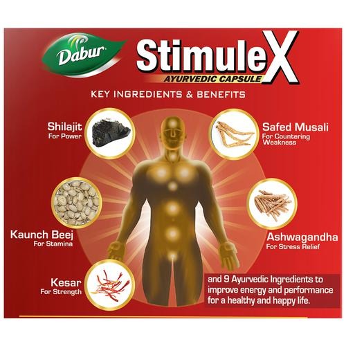 Dabur Stimulex - 12 Capsules | Swadesiicart