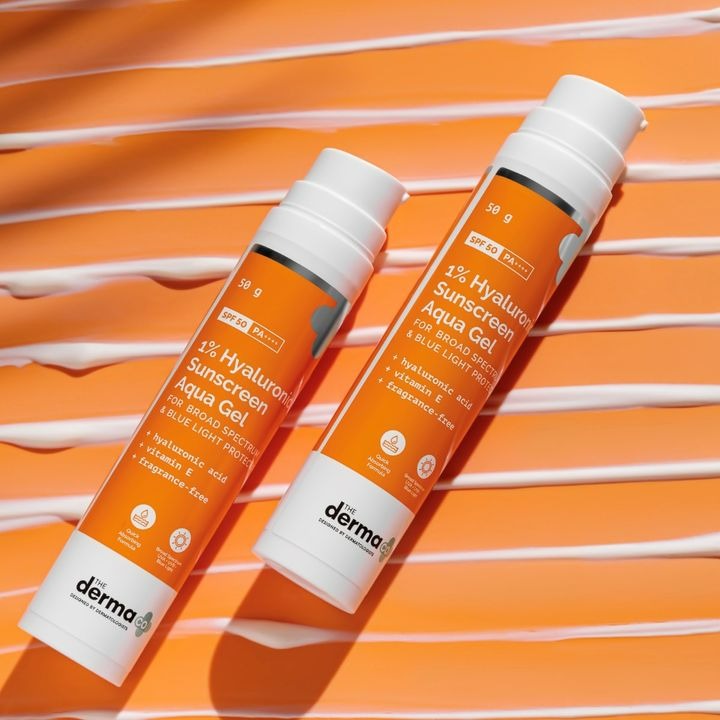 The Derma Co 1% Hyaluronic Sunscreen Aqua Gel - Swadesiicart