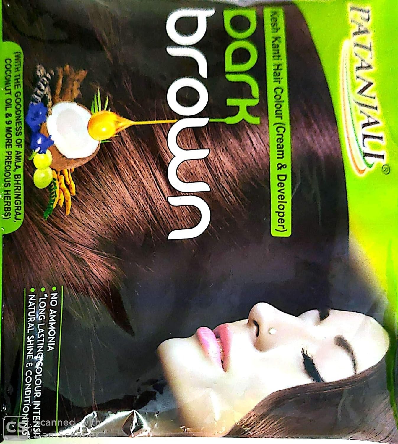 Patanjali Kesh Kanti Hair Colour (Cream & Developer) - Dark Brown - Swadesiicart