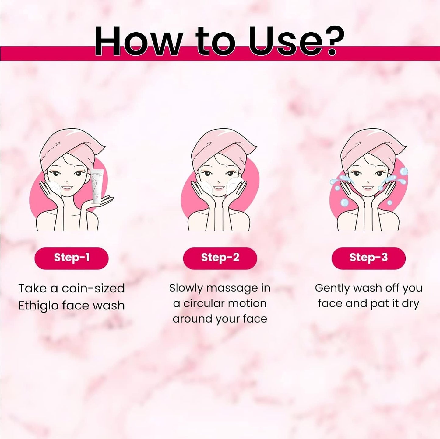 Ethiglo Skin whitening Deep Cleansing Facial Foam Face Wash | Swadesiicart