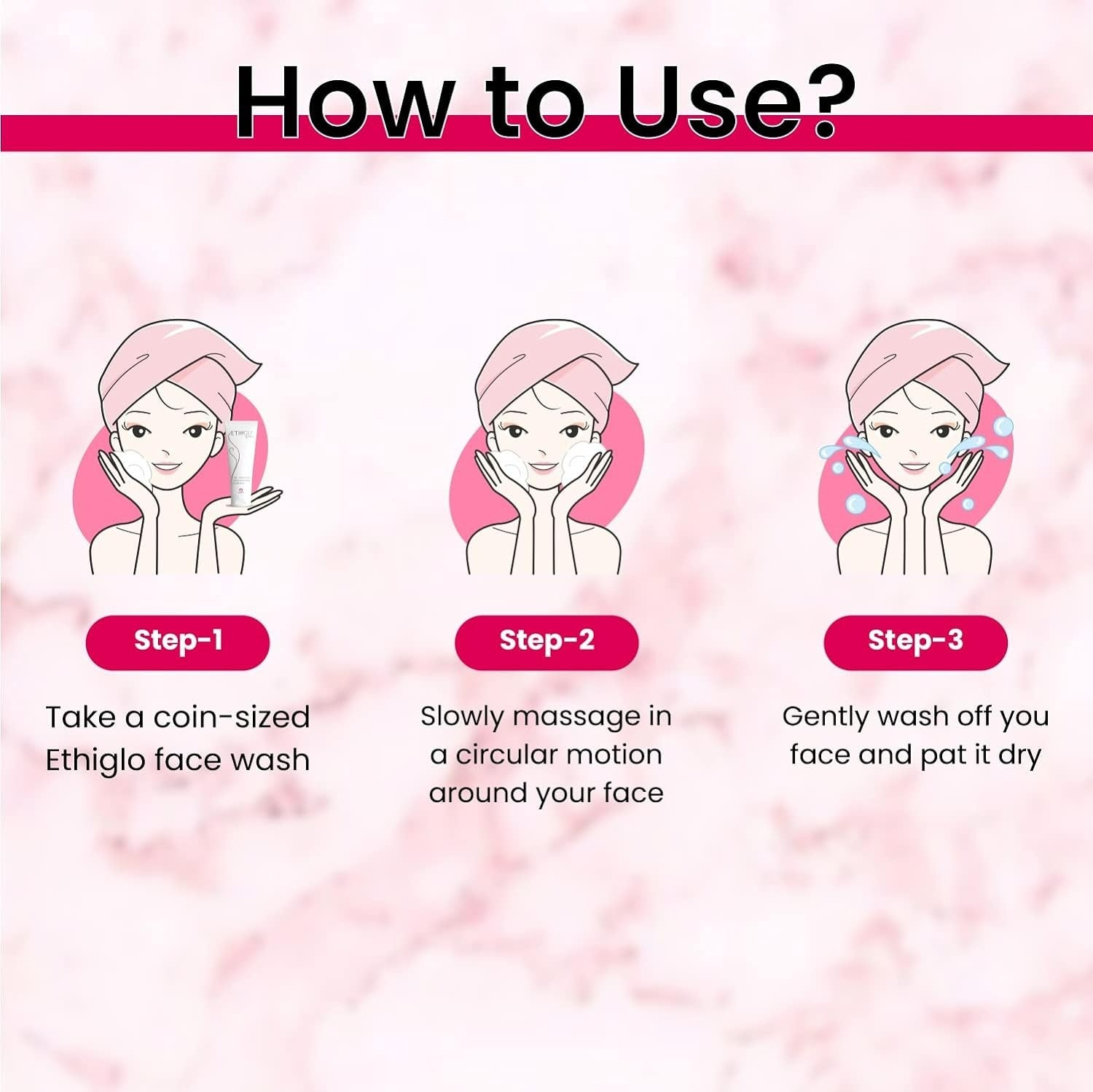 Ethiglo Skin whitening Deep Cleansing Facial Foam Face Wash | Swadesiicart