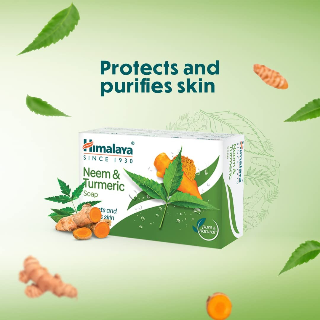 Himalaya Herbals Neem and Turmeric Soap - Swadesiicart
