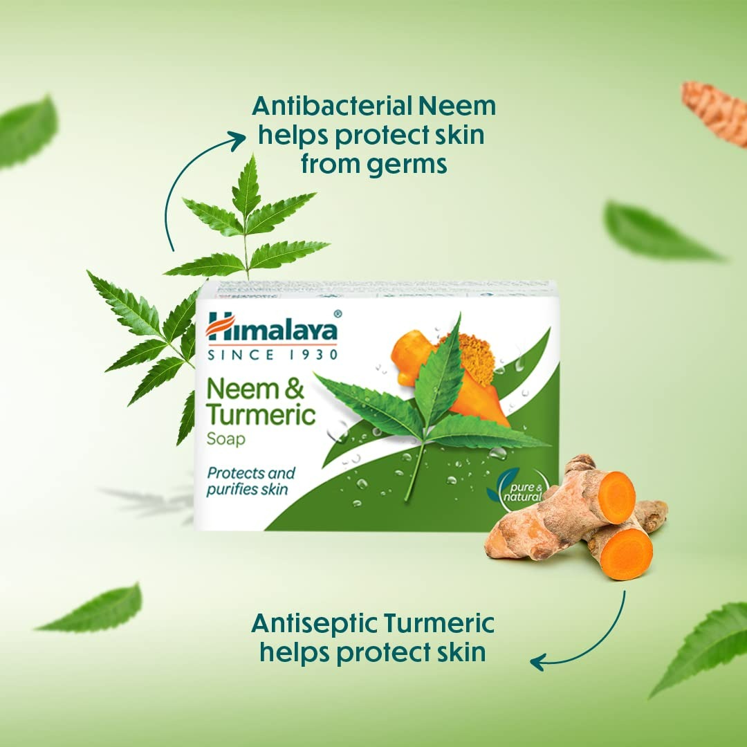Himalaya Herbals Neem and Turmeric Soap - Swadesiicart