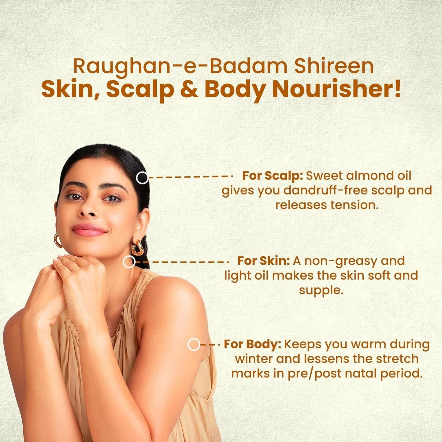 Hamdard Roghan Badam Shirin Sweet Almond Oil - Swadesiicart