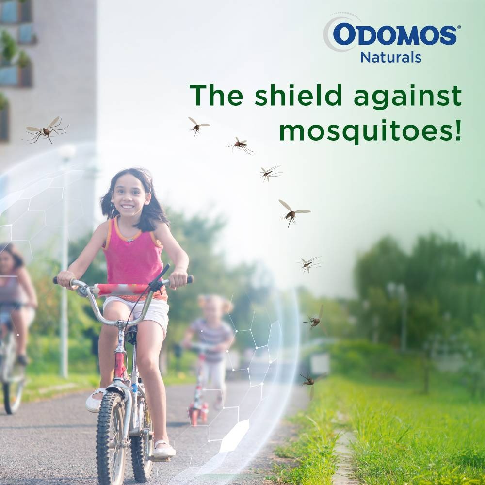 Dabur Odomos Naturals Mosquito Repellent Lotion | Natural Plant-Based Protection for Family - Swadesiicart