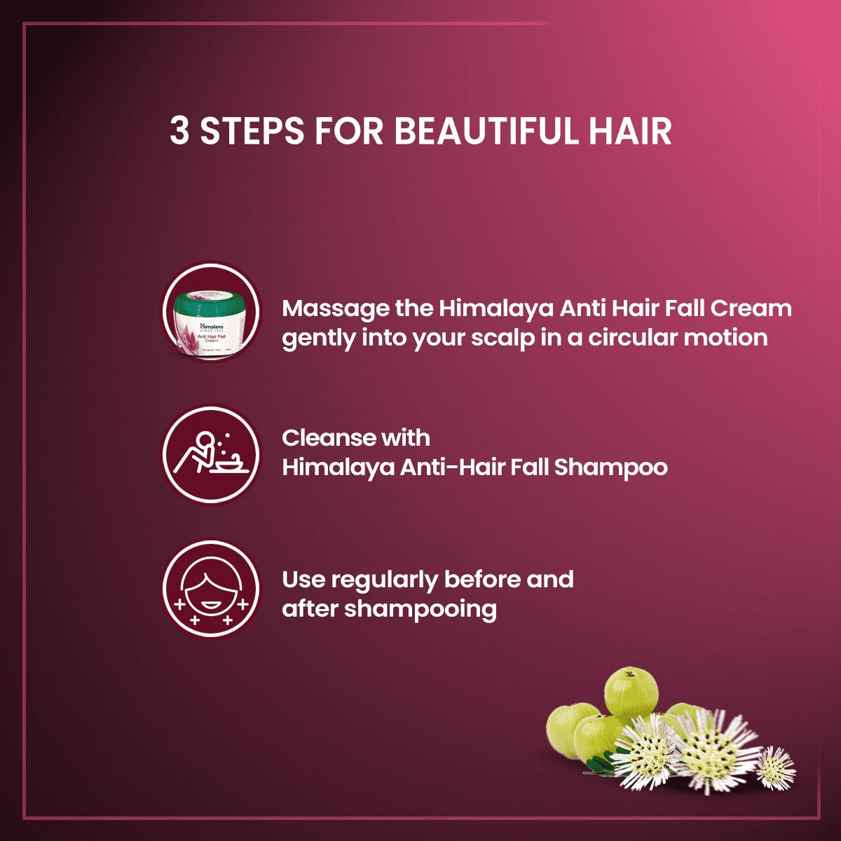 Himalaya Herbals Anti Hair Fall Cream - Swadesiicart