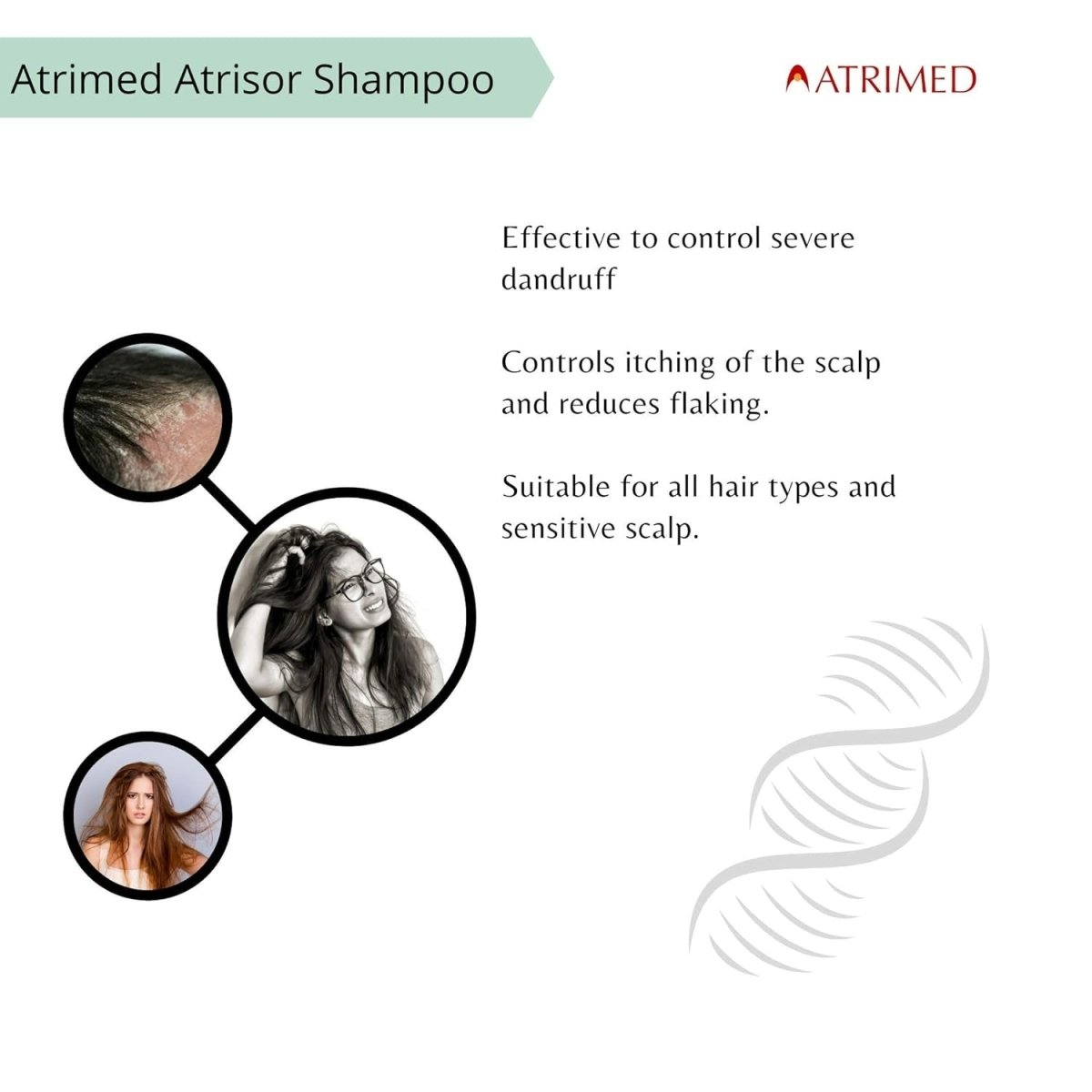 Atrimed Ayurvedic Atrisor Shampoo - Swadesiicart
