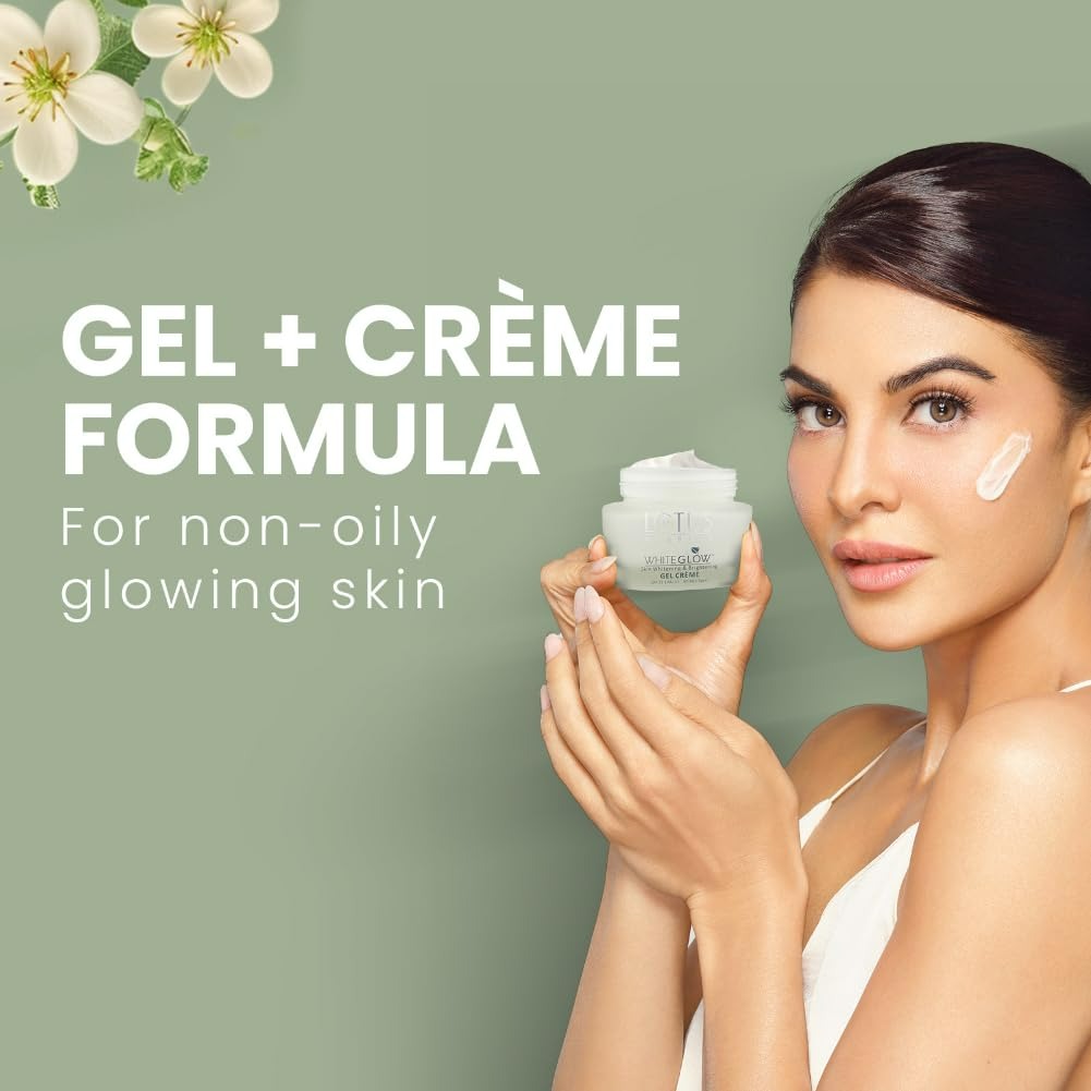 Lotus Herbals Whiteglow Skin Brightening Gel Creme SPF 25 PA+++ - Swadesiicart