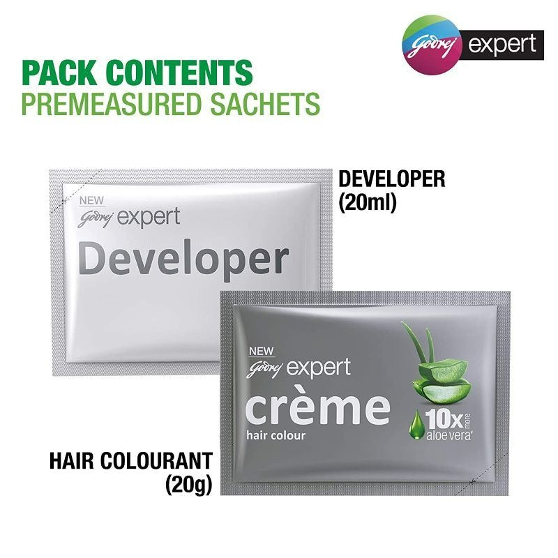 Godrej Expert Rich Creme Hair Natural Black Colour - Swadesiicart