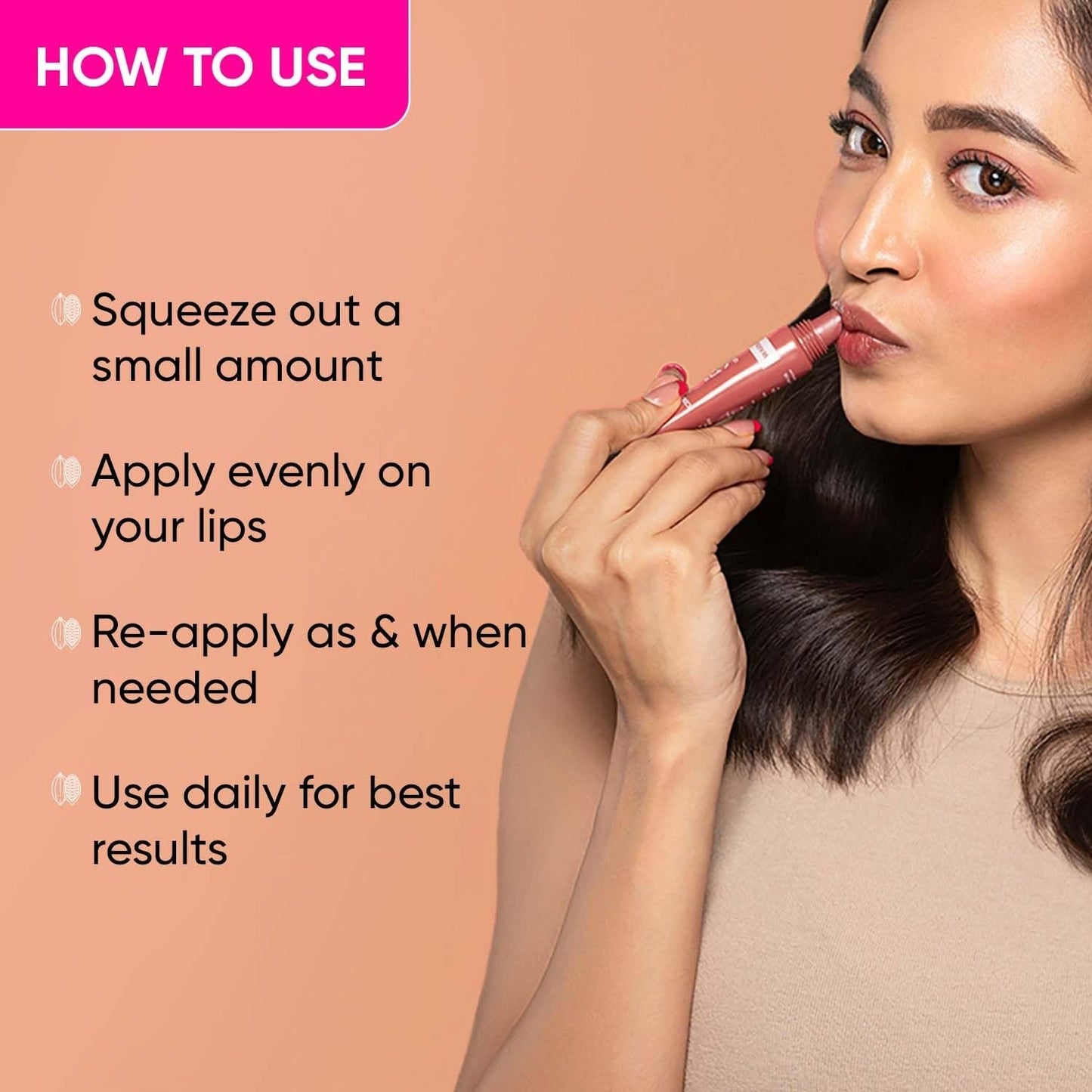 Dot & Key Barrier Repair Ceramide & Peptide SPF 50 PA+++, UVA+UVB Lip Balm - Warm Nude - Swadesiicart