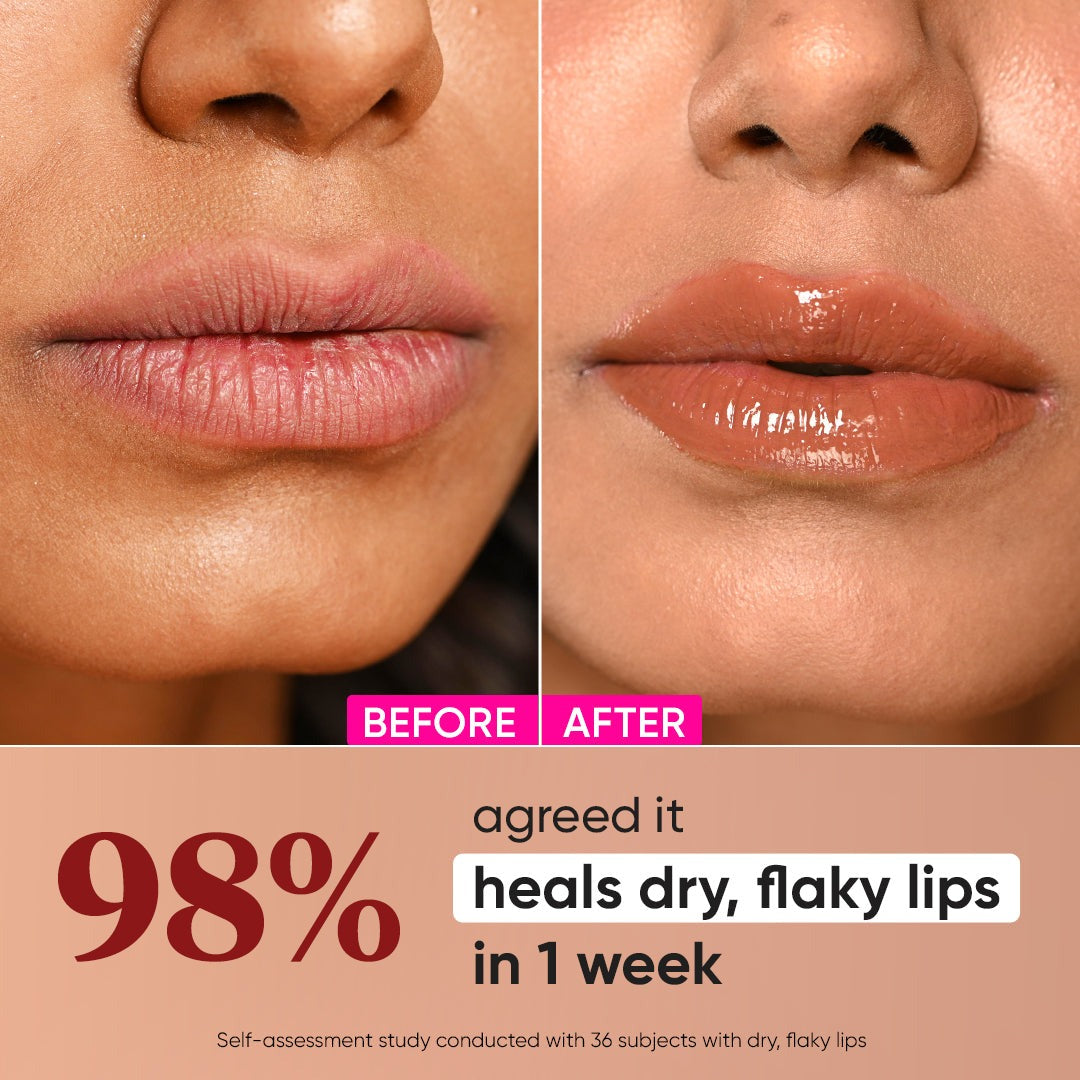 Dot & Key Barrier Repair Ceramide & Peptide SPF 50 PA+++, UVA+UVB Lip Balm - Warm Nude - Swadesiicart